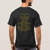 Eerste klas t-shirt (Achterkant)