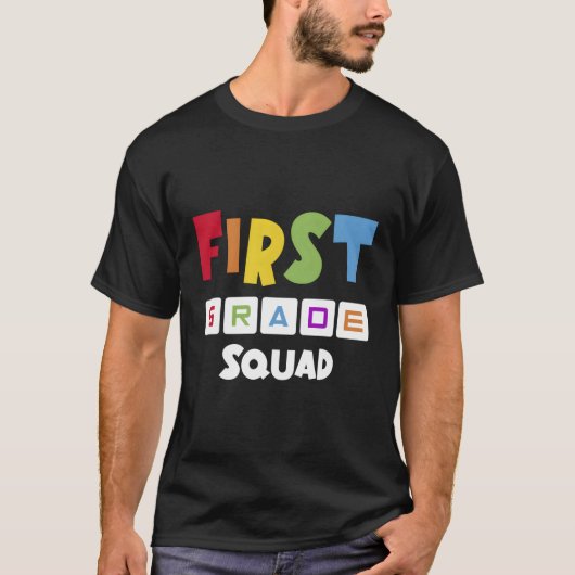 Eerste klas team 1e klas leraar t-shirt (Voorkant)