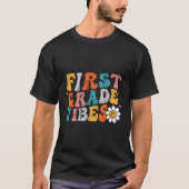 Eerste klas Vibes terug-naar-school academische le T-shirt (Voorkant)