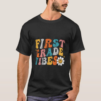 Eerste klas Vibes terug-naar-school academische le T-shirt