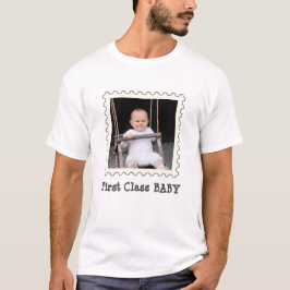 EERSTE KLASSE BABY Beste Baby aangepaste vierkants T-shirt