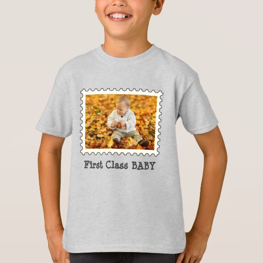 EERSTE KLASSE BABY Beste Baby horizontale foto T-shirt (Voorkant)