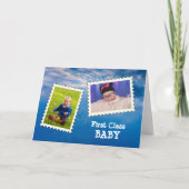 Eerste klasse BABY Beste Baby ooit 3 aangepaste fo Kaart (Voorkant)