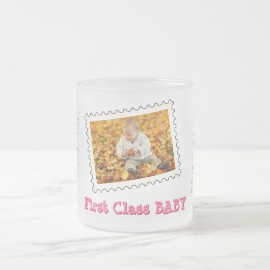 Eerste klasse BABY Beste Baby ooit 3 aangepaste fo Matglas Koffiemok (Center)