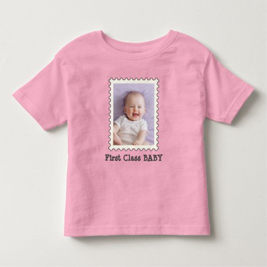 EERSTE KLASSE BABY Beste Baby ooit aangepaste foto Kinder Shirts (Voorkant)
