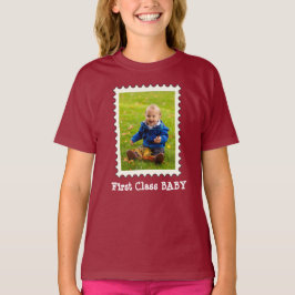 EERSTE KLASSE BABY Beste Baby ooit aangepaste foto T-shirt