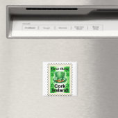 Eerste klasse Cork Ireland Stamp Magneet (Insitu (Vaatwasser))