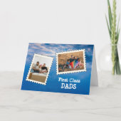 Eerste klasse DADS Beste Dads LGBT, aangepast 2 fo Kaart (Voorkant)