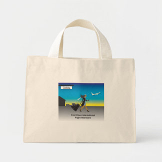 Eerste klasse Internationale vliegbegeleider Mini Tote Bag