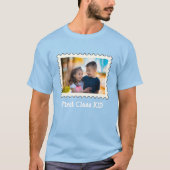 EERSTE KLASSE KIND Beste Kind van de douane horizo T-shirt (Voorkant)