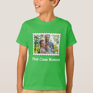 Eerste klasse mama beste aangepaste horizontale fo t-shirt