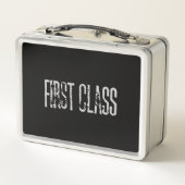 Eerste klasse Metal Lunch Box (Achterkant)