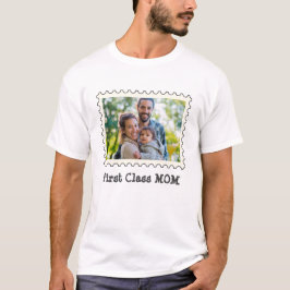 EERSTE KLASSE MOM Beste aangepaste horizontale fot T-shirt