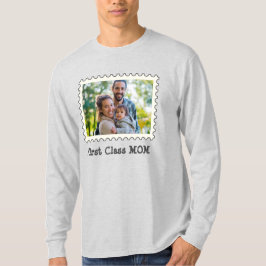 EERSTE KLASSE MOM Beste aangepaste horizontale fot T-shirt