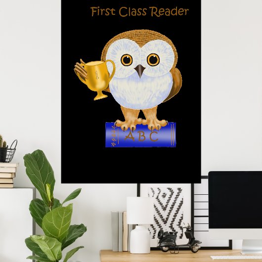Eerste klasse Reader Poster (Thuiskantoor)