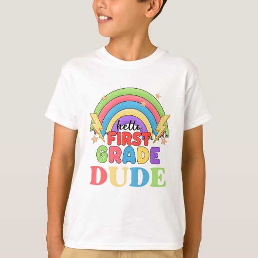 Eerste Klasser Guy Terug naar School T-shirt (Voorkant)