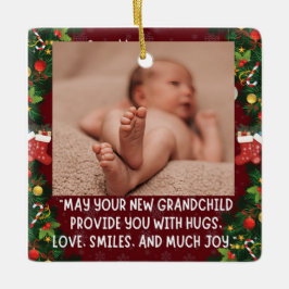 Eerste kleinkind keramisch ornament