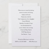 Eerste kleurrijke galerie van de Communie Kaart (Achterkant)