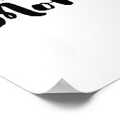 Eerste koffie dan Good Morning T-Shirt Poster (Hoek)