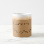 Eerste koffie vandaag koffiemok (Center)