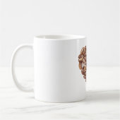 Eerste koffiebonen hart koffiemok (Links)