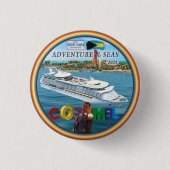 Eerste kruisingspijn achteraan! ronde button 3,2 cm (Voorkant)