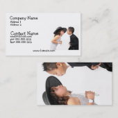 Eerste Kus Business Card Visitekaartje (Voorkant / Achterkant)