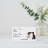 Eerste Kus Business Card Visitekaartje (Staand voorkant)