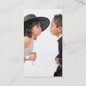 Eerste Kus Business Card Visitekaartje (Achterkant)