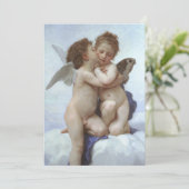 Eerste kus door Bouguereau,  Victoriaans Angels (Staand voorkant)
