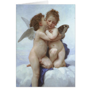 Eerste kus door Bouguereau,  Victoriaans Angels