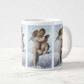 Eerste kus door Bouguereau,  Victoriaans Angels Grote Koffiekop (Voorkant rechts)