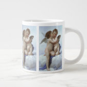 Eerste kus door Bouguereau,  Victoriaans Angels Grote Koffiekop (Rechts)