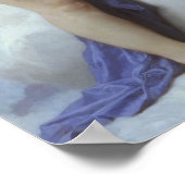 Eerste kus door Bouguereau,  Victoriaans Angels Poster (Hoek)