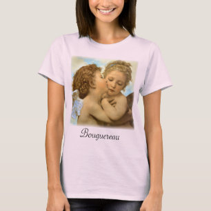 Eerste Kus (engel detail) door Bouguereau T-shirt