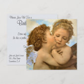 Eerste kus (engel detail) van Bouguereau Kaart (Voorkant / Achterkant)