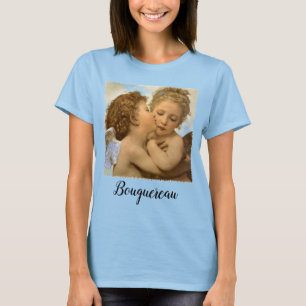 Eerste Kus (engel detail) van Bouguereau T-shirt