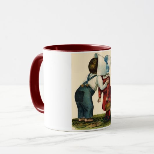 eerste kus Mok (Voorkant links)