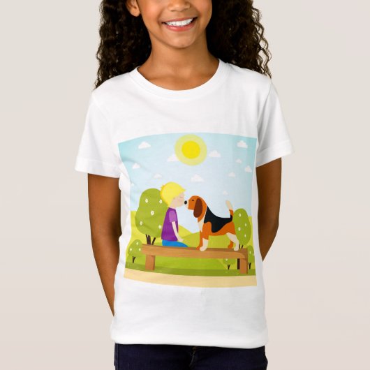 eerste kus t-shirt (Voorkant)