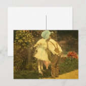 Eerste kus van de lente briefkaart (Voorkant / Achterkant)