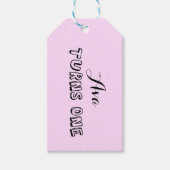 Eerste Label van de Verjaardag Cadeaulabel (Voorkant)