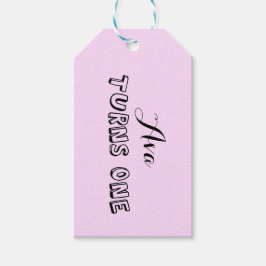 Eerste Label van de Verjaardag Cadeaulabel