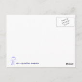 EERSTE LADY MICHELLE OBAMA BRIEFKAART (Achterkant)