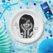 EERSTE LADY MICHELLE OBAMA PAPIEREN BORDJE (Feest)