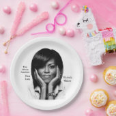 EERSTE LADY MICHELLE OBAMA PAPIEREN BORDJE (Feest)
