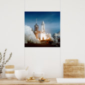 Eerste lancering van Space Shuttle Columbia 1981 Poster (Keuken)