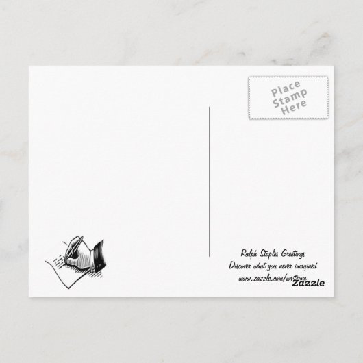 eerste landen briefkaart (Achterkant)