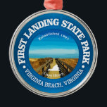 Eerste landing SP Metalen Ornament<br><div class="desc">Eerste Landing State Park,  Virginia.</div>