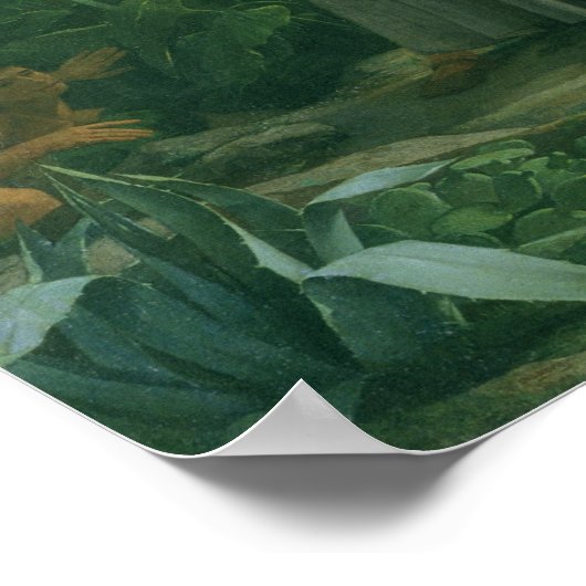 Eerste landing van Christoffel Columbus in Poster (Hoek)