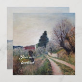 EERSTE LENTE IN VERNALESE / Landschap in Toscane Kaart (Voorkant / Achterkant)